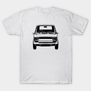 Fiat 126p Maluch Sketch Art T-Shirt